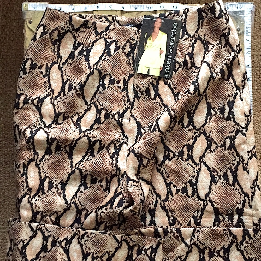 NWT NAKED WARDROBE HIGH WAIST WIDE LEG PANT M - Picture 11 of 16